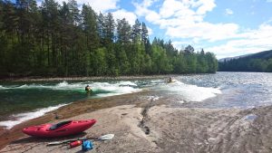 Elvepaddling i Saltdalselven