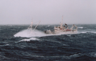 Uvær på Vestfjorden