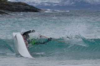 Rulle i bølge i Tysfjord