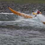 Kristian ut gjennom surf på Unstad