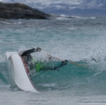 Rulle i bølge i Tysfjord