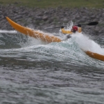 Kristian ut gjennom surf på Unstad